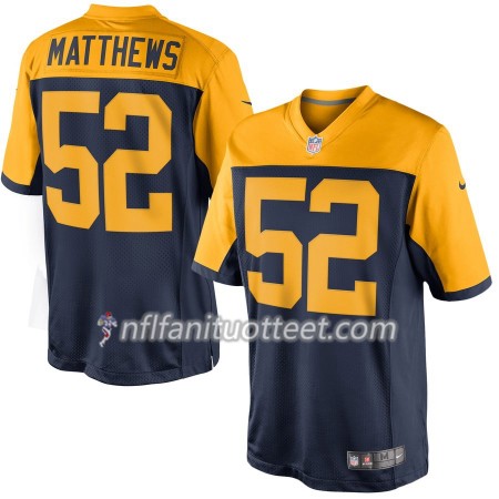 Miesten Green Bay Packers NFL Pelipaita Clay Matthews 52 Nike Alternate